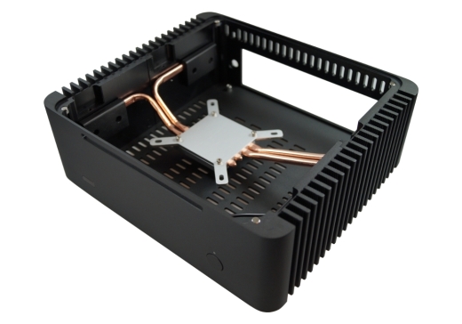 Nanum SE-TC5-N passiv gekühltes Mini-ITX Gehäuse silber