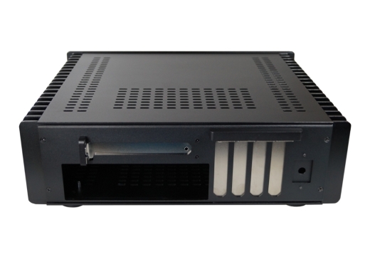 Nanum SE-H100 passiv gekühlt Mini-ITX Gehäuse schwarz