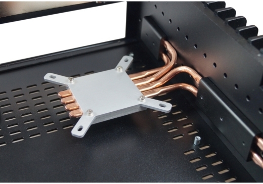 Nanum SE-H100 passiv gekühlt Mini-ITX Gehäuse schwarz