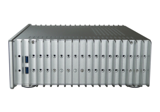Nanum SE-H100 passiv gekühlt Mini-ITX Gehäuse silber