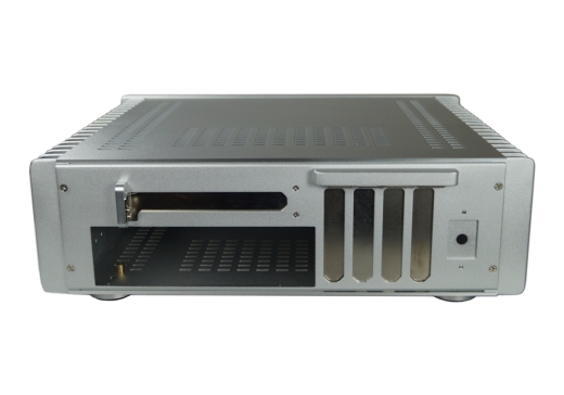Nanum SE-H100 passiv gekühlt Mini-ITX Gehäuse silber